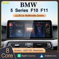 Android 13 12.3 inches Wireless AUTO CarPlay For BMW 5Series F10 F11 Navigation Screen Car Multimedia Center System Bluetooth