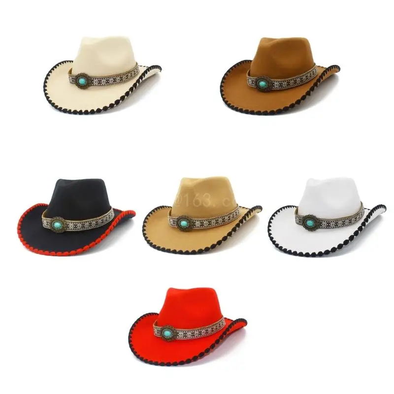 

Panama Hat Fedoras Western Short-Brimmed Hat for Women Man Casual Wear Western Fedoras Man Women Unisex Wear