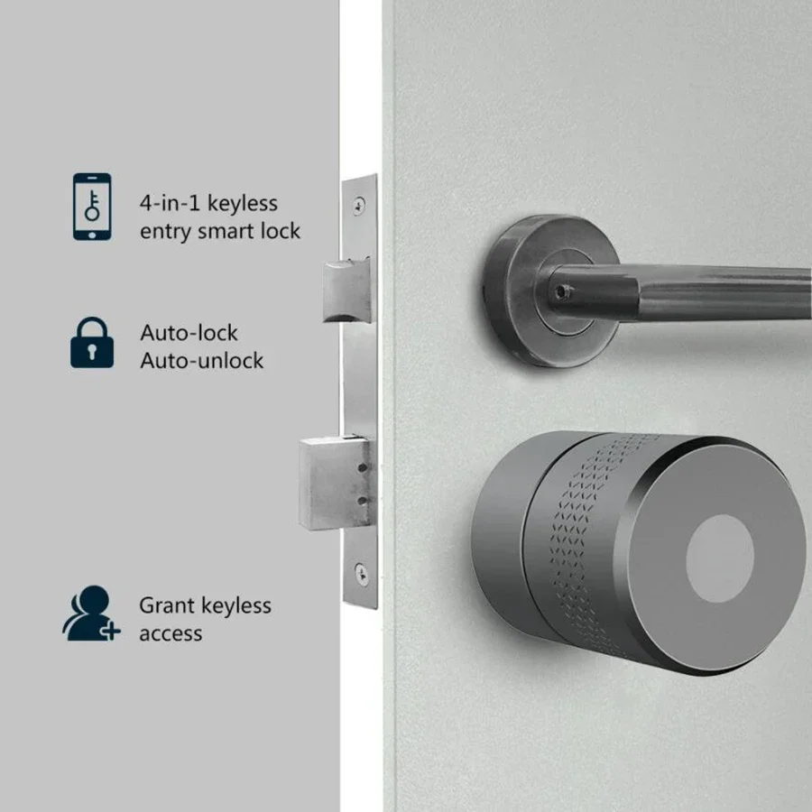 Wehere Tuya Smart Door Lock M501 Alexa Cylinder Fingerprint Bluetooth Door Lock Smartlife WIFI Control M500 Upgrade Version