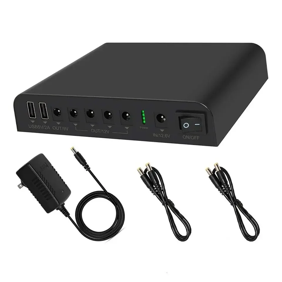 SL3400 TalentCell DC 12V/9V/5V Output Mini UPS Uninterrupted Power Supply 18650 27000mAh 98Wh Lithium ion Backup Battery