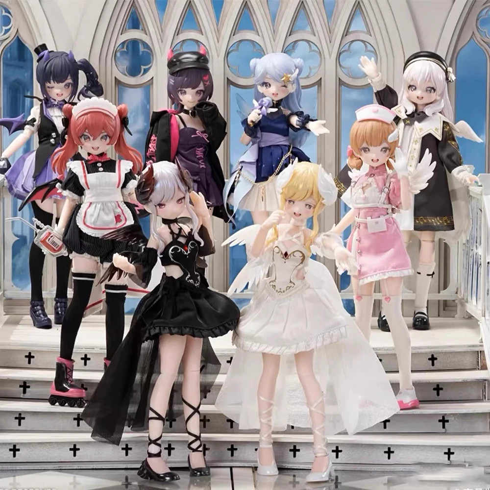 ネオエデンライト & ナイトメア可動ジョイント MJD ブラインドボックスアクションフィギュア人形グッズおもちゃミステリー着替えサプライズギフト