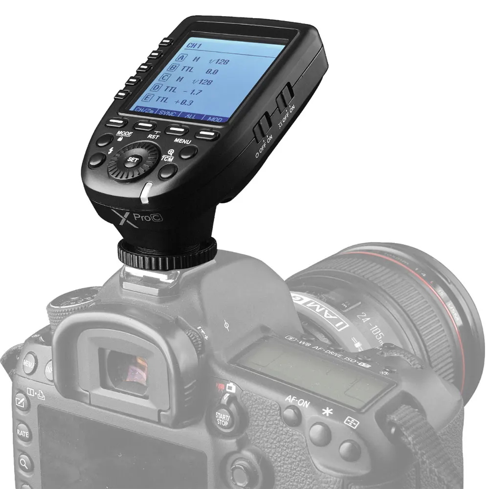 Godox XPRO Original Series Flash Trigger Transmitter Xpro-C/N/S/F/P for Canon Nikon Sony Olympus Pentax Fuji