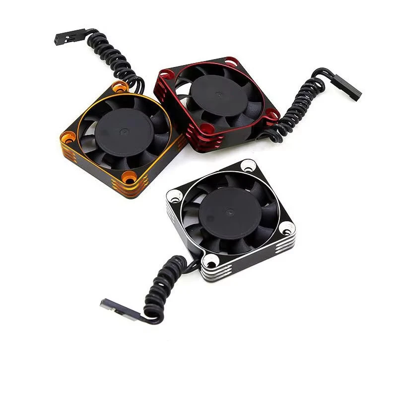 40mm Aluminium Cooling Fan Metal Heat Dissipation Fan Cover for Brushless Motor Compatible with 540 550 3650 3660 3670 4068 4092