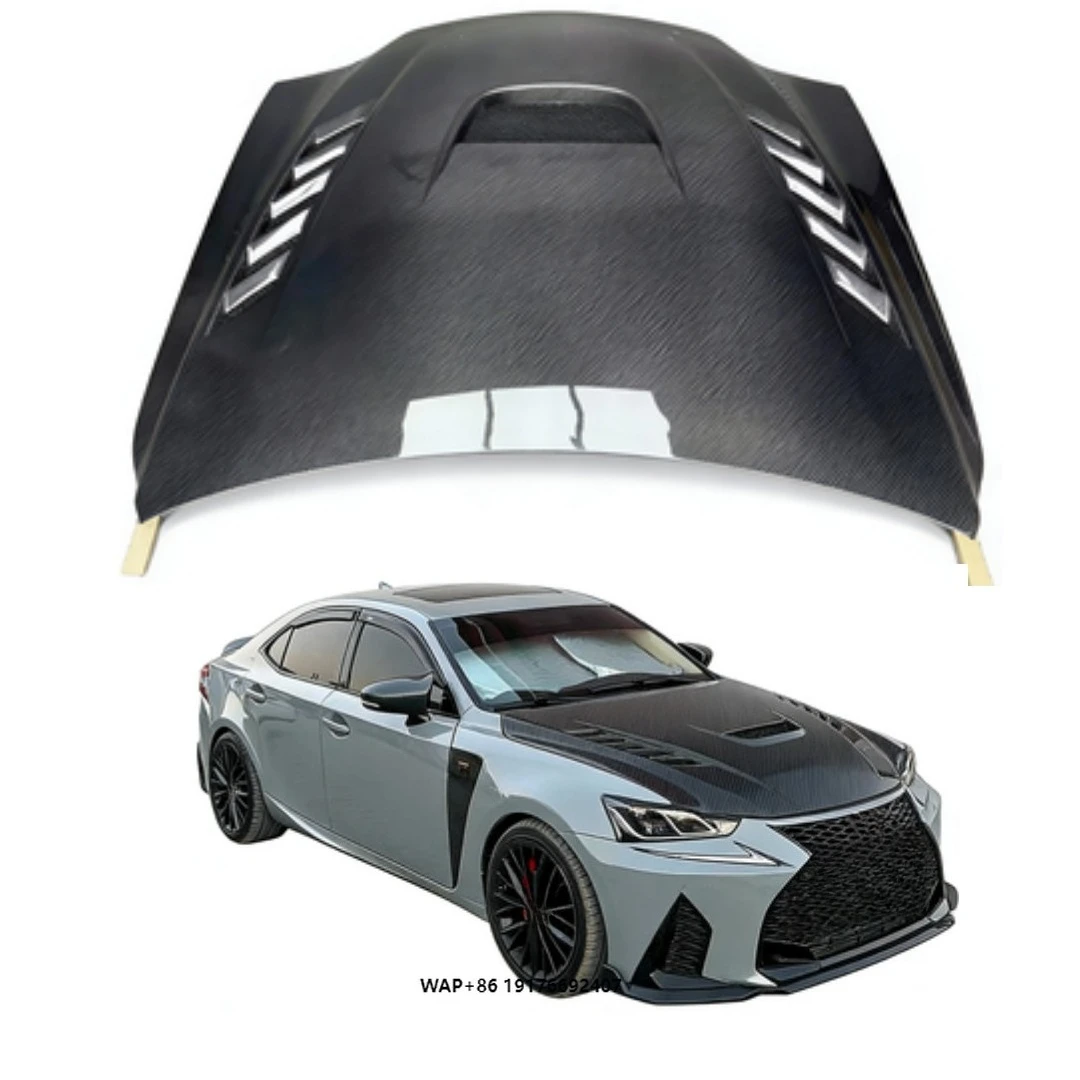 

Лидер продаж: высококачественный капот из карбона для Lexus IS 2013-2019, идеально подходящий, прямые продажи от производителя