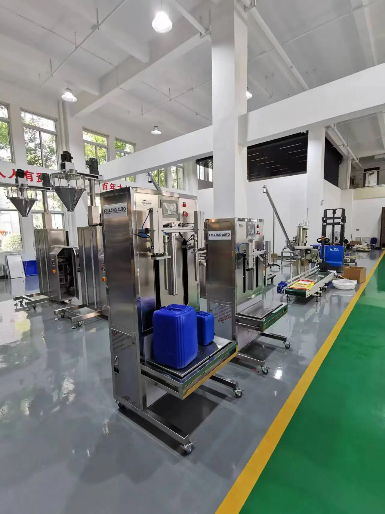 FILLING AUTO BRAND Semi-automatic Liquid Oil Customization Two Submersible Nozzles Weighing and Filling Machine