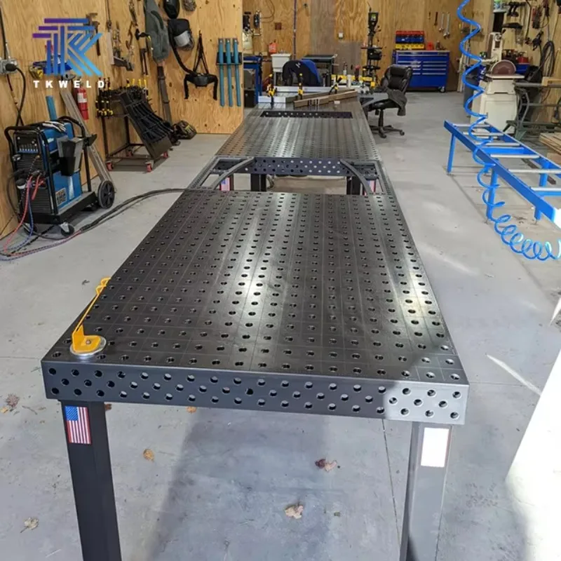 Customizable 3D Flexibility D16/D28 Welding Table High Quality Steel Adjustable Height For Soldering Stations New PLC
