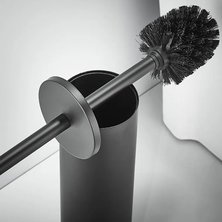 

Wall Mounted Toilet Brush 304 Stainless Steel Cleaning Brush Bathroom Sanitary Brush Toilet Brush Long Handle Brush Toilet