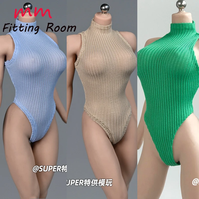 Vêtements féminins à l'échelle 1/6, maillot de bain tricoté adapté à une figurine d'action de 12 pouces, en STOCK
