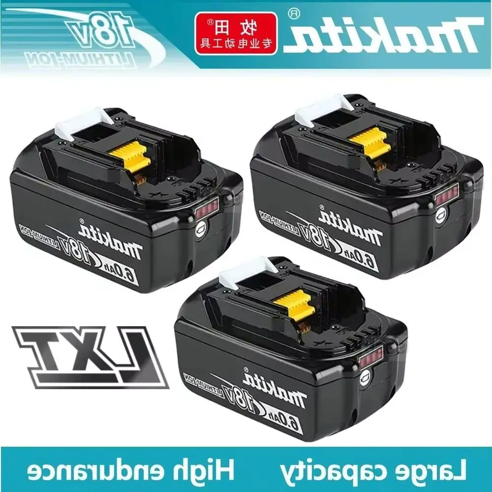 

18V Battery 6000mAh BL1850B Lithium ion Genuine Makita 18V Battery BL1850 BL1860 BL1860B BL1840B Makita
