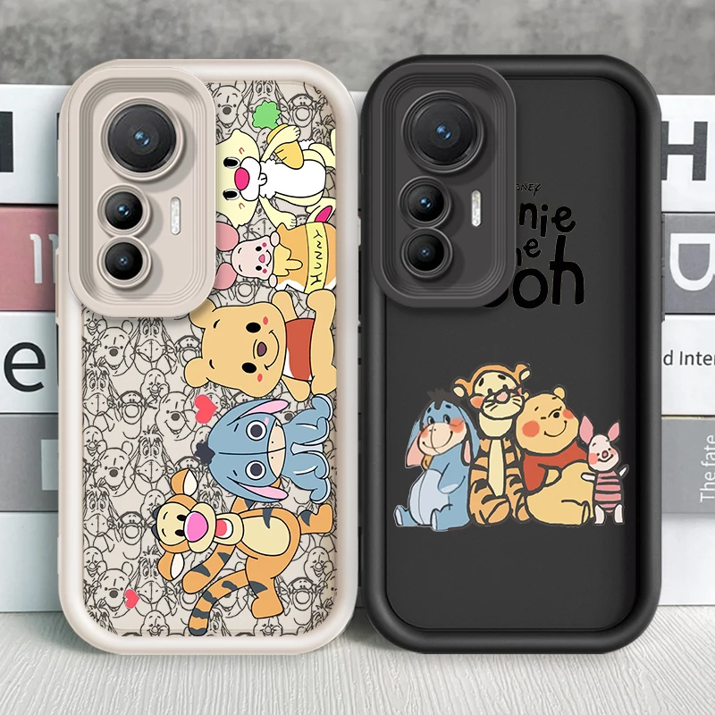 Disney Winnie Pooh Family Eye Ladder For Xiaomi MI 14 12T 11 Lite Poco M3 X5 X4 F5 F4 F3 F2 GT Pro 5G Funda Phone Case