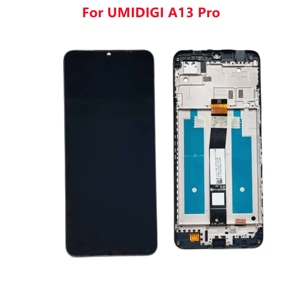 Original UMIDIGI A13 PRO LCD Display Assembly Digitizer With Frame+Touch Screen Panel Glass UMIDIGI A13 PRO Cell Phone 6.7''