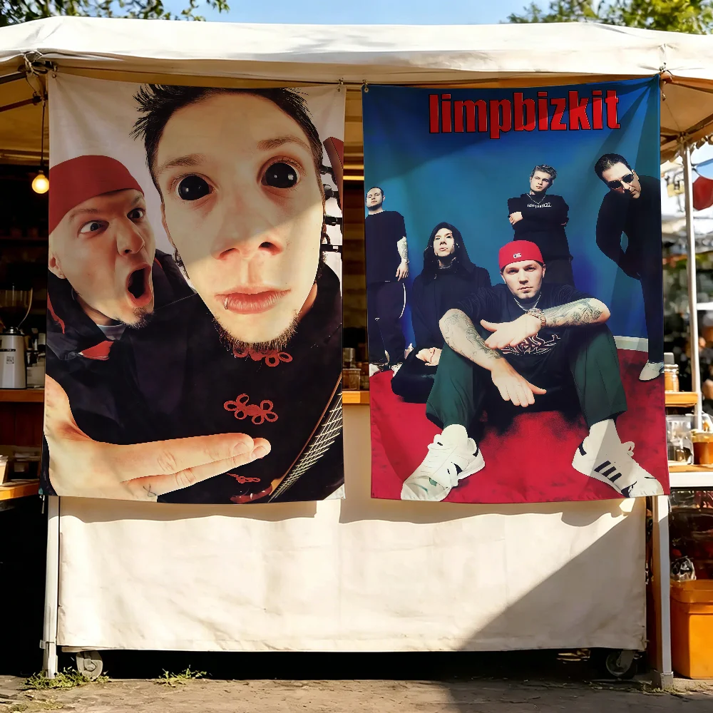 Band L-Limp B-Bizkit-S flag Tapestry Room Decoration Wall Hanging Aesthetic Bedrooms Advertising Banner