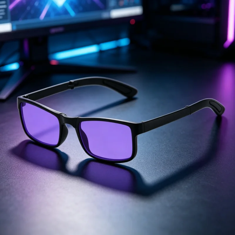 6PCS Orange Yellow Lenses Blue Light Blocking Glasses Men Square Frame Foldable Computer Eyewear Women Gaming Sleeping Glasses