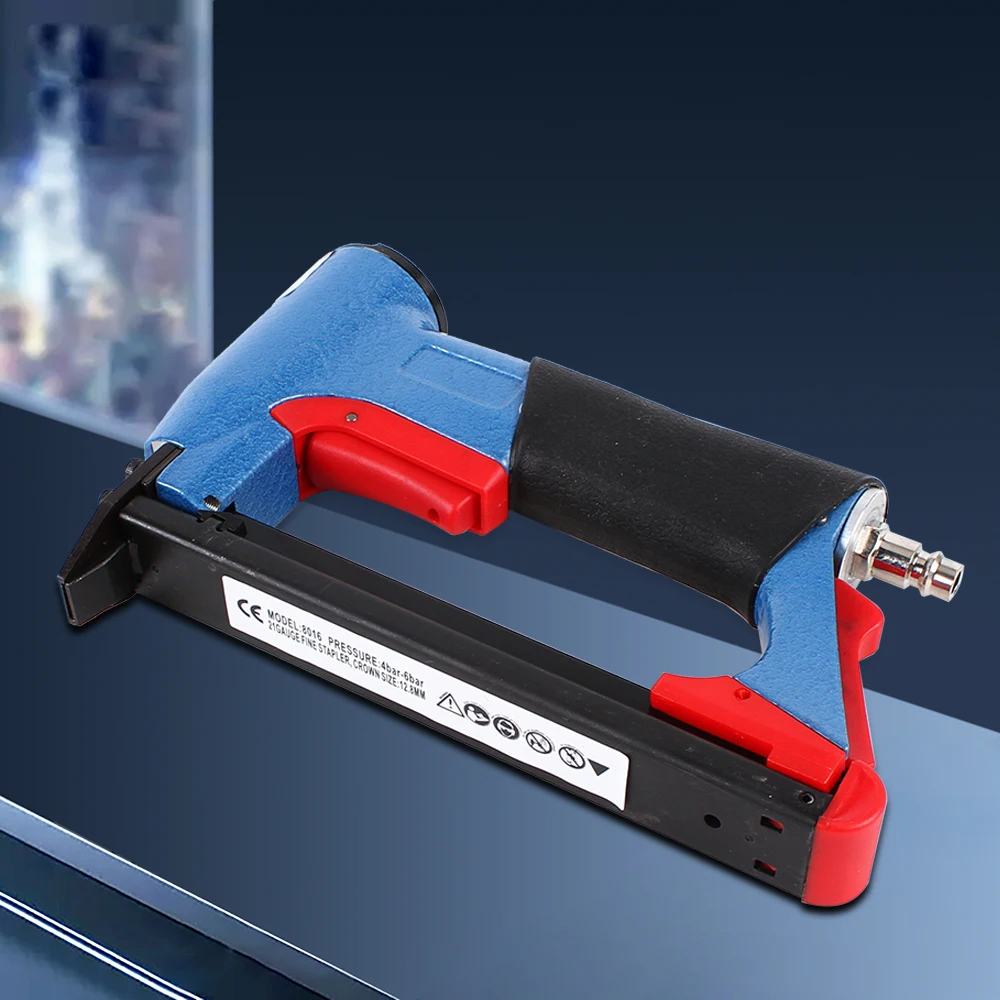 Professional  Pneumatic Air Stapler Woodworking Furniture Nailer Stapler Tool Suitable for 4-16mm Code Nail, U Style Nail, etc.