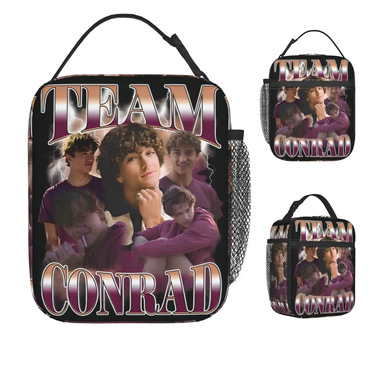 

Сумка для обеда Conrad Fisher Bootleg для мужчин The Summer I Turned Pretty Lunch Box, пляжная сумка-холодильник, оксфордские термосумки-тоут