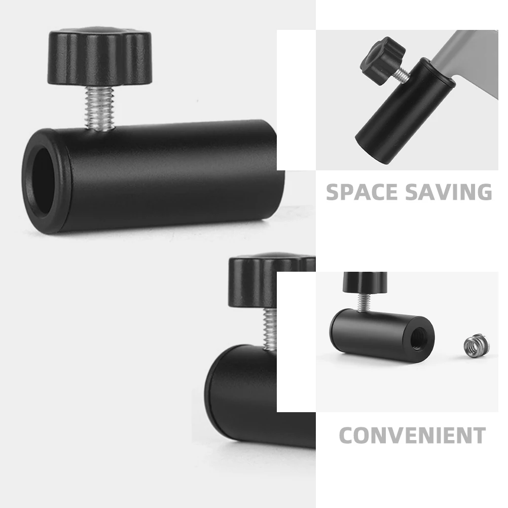 

Adapter Microphone Extension Pipe Thread Stand Adapters Black Kit
