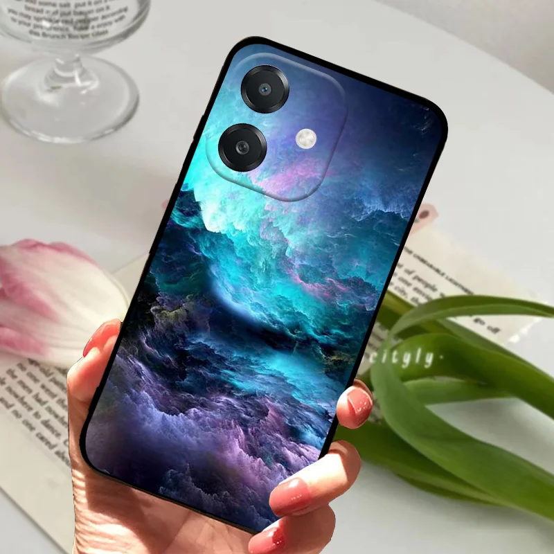 For Oppo A60 5G Case OppoA3 CPH2683 Fashion Shockproof Phone Protective Cover For Oppo A3 5G Silicone Soft TPU Coque Fundas