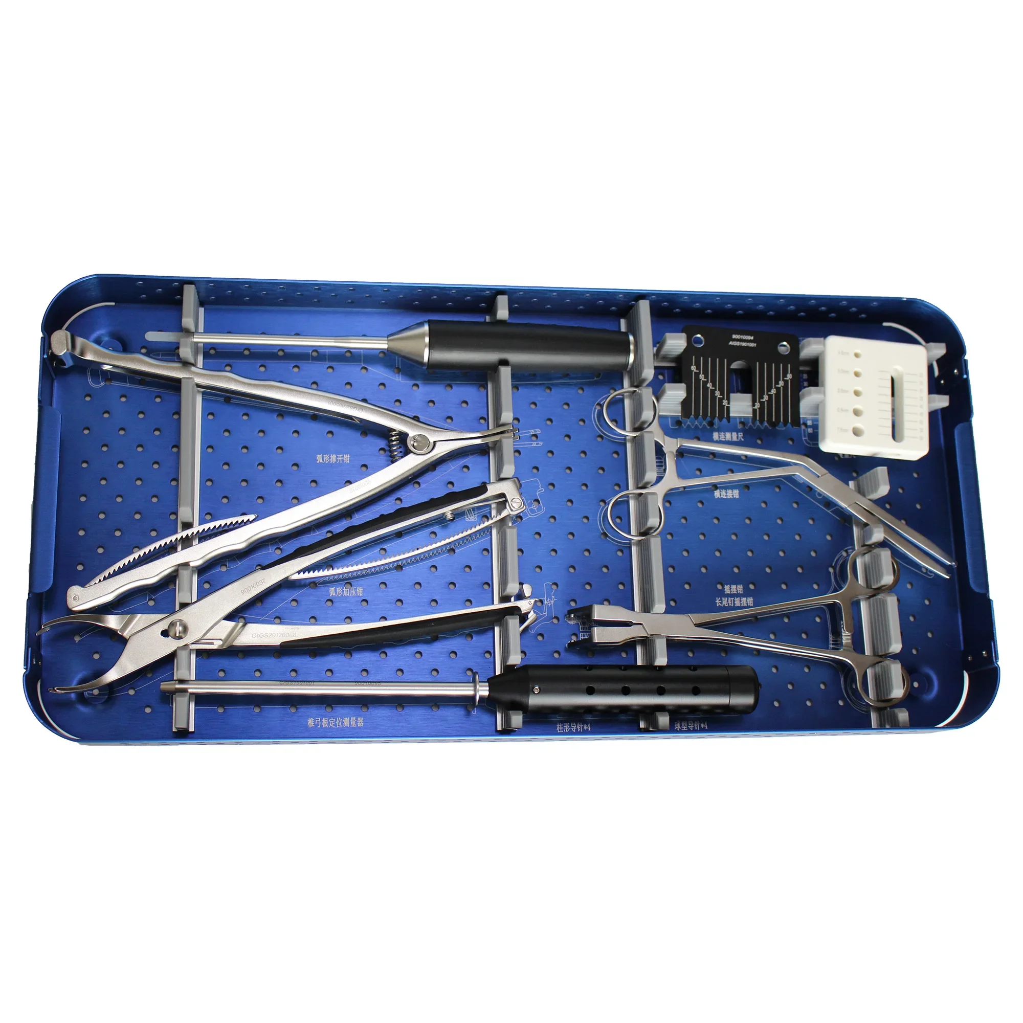 spine instrument set instrumentation tool box Implants Peek cage