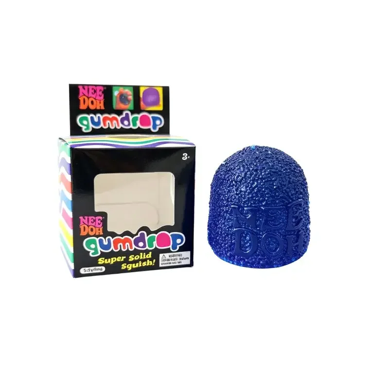 Beliebter Schylling Nee Doh Gumdrop Weicher Sensorischer Fidget-Ball Stressabbau-Quetschspielzeug Blindbox Sortierte Farben für Kinder und Erwachsene