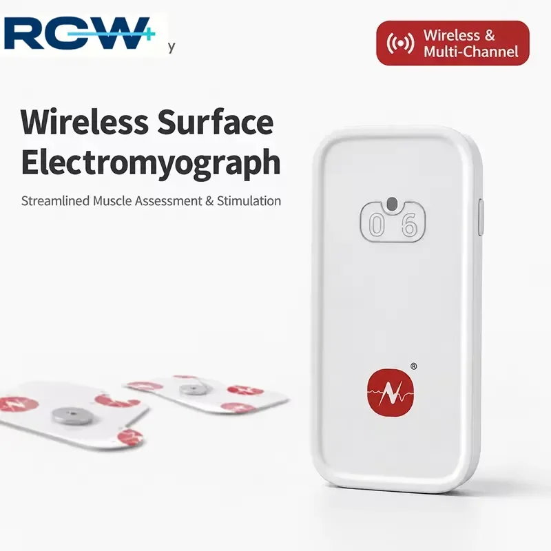 RCW NCC Medical 16-Channel Wireless Surface EMG System Multi-Muscle Assessment and Stimulation for Rehabilitation