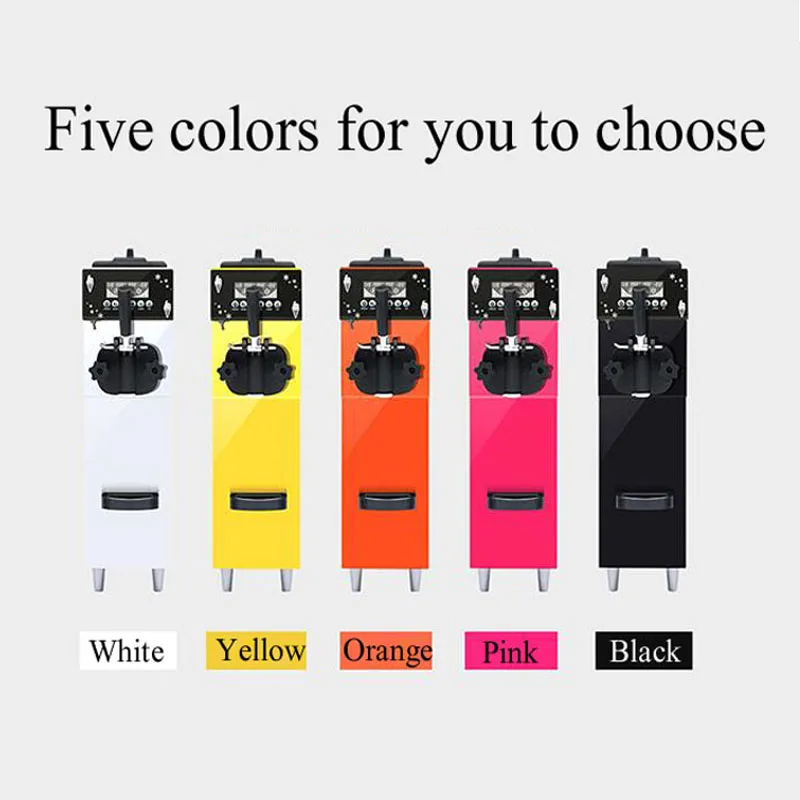 Machine à Crème Glacée à Saveur Unique pour Sundae, Distributeur existent à Affichage Numérique pour Dessert, Magasin, Bureau