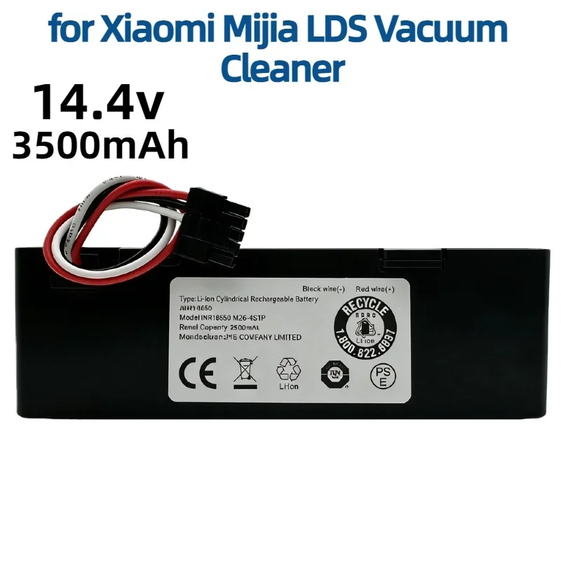 

14.4V 3500mAh High Capacity Battery – Replacement for Mi Mop 2S STYTJ02YM Xiaomi Mijia LDS & Mi Vacuum-Mop P Spare Accessory