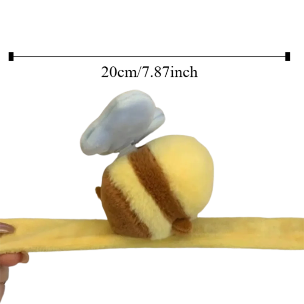 Symulacja bransoletki z serii Slap Styl nadgarstka Śliczna lalka Pluszowa lalka Slap Bransoletka Miękka 20 cm Pluszowa opaska na nadgarstek Little Bee