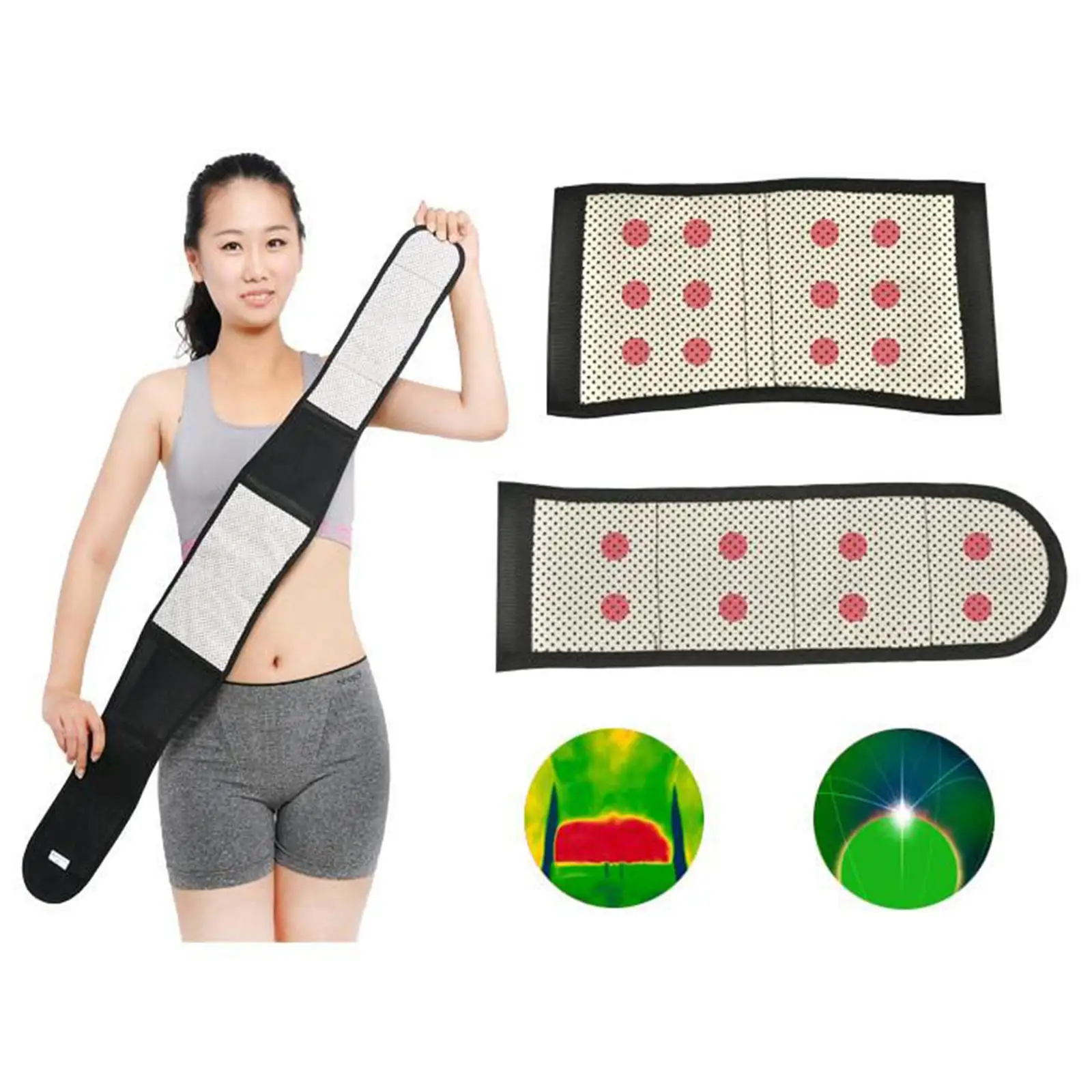 S/M/L/XL Magnetic Therapy Self-heating Support Belt Waist Belt