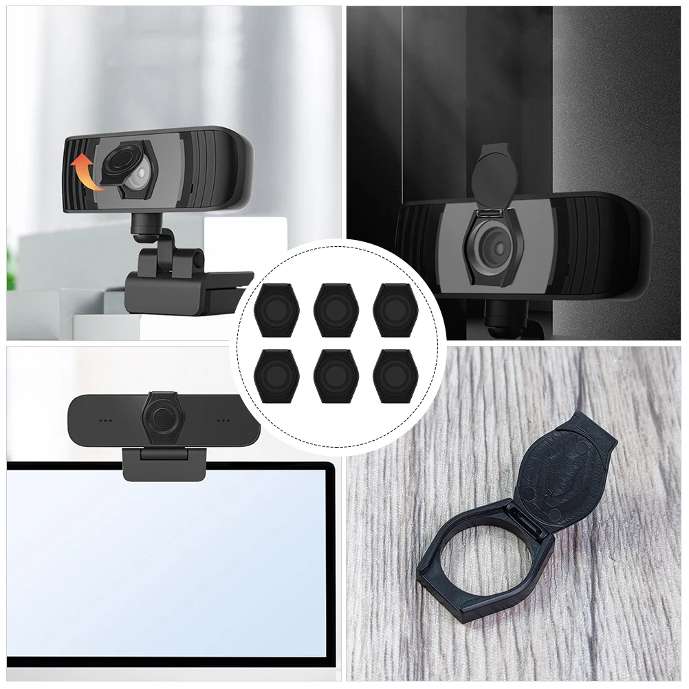 

Privacy Protector Camera Cover Protective Slideshow Black Abs Webcam for Laptop