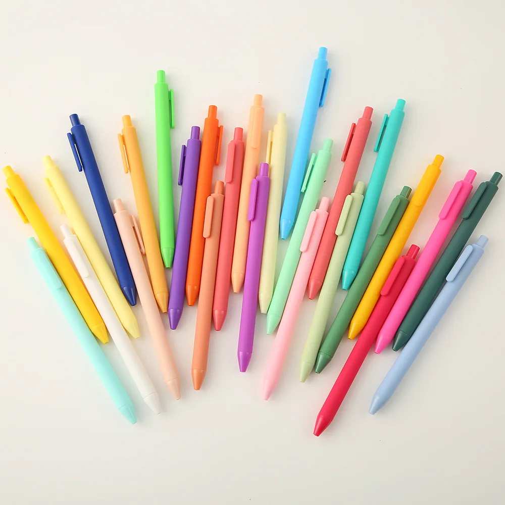 Multi-color Push Action Ballpoint Pen Simple Design Available for Students Available for Office Available For School Season