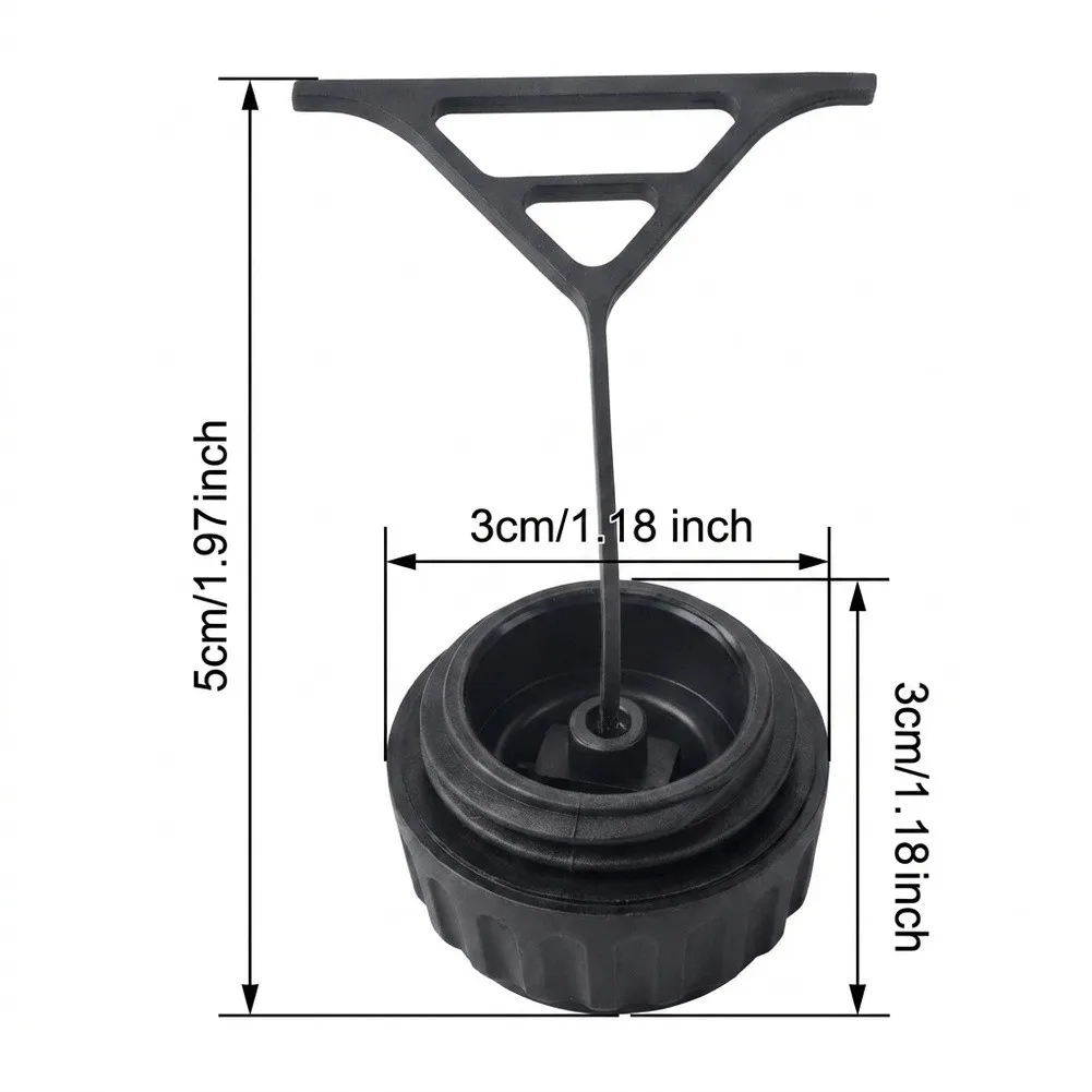 1/2/5pcs Oil Cap Replacement For Stihl= 029 039 MS650 MS660 Chainsaw, Easy Install Plastic Fuel Tank Cover, Garden Tool Parts