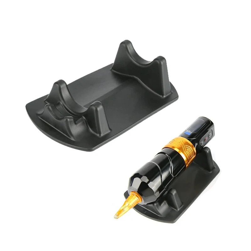 1/2Pcs Silicone Tattoo Machine Pen Holder Permanent Makeup Tattoo Frame Display Stand Practical Tattoo Art Accessory Tool