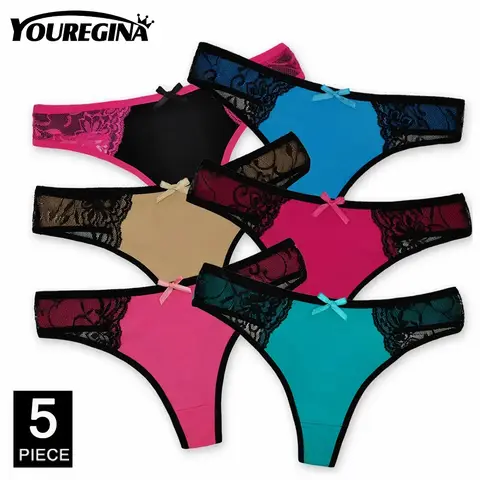 Calcinhas de algodão femininas, calcinhas sexy, lingerie feminina, conforto, macio, cintura baixa, tangas, 5 unidades/lote
