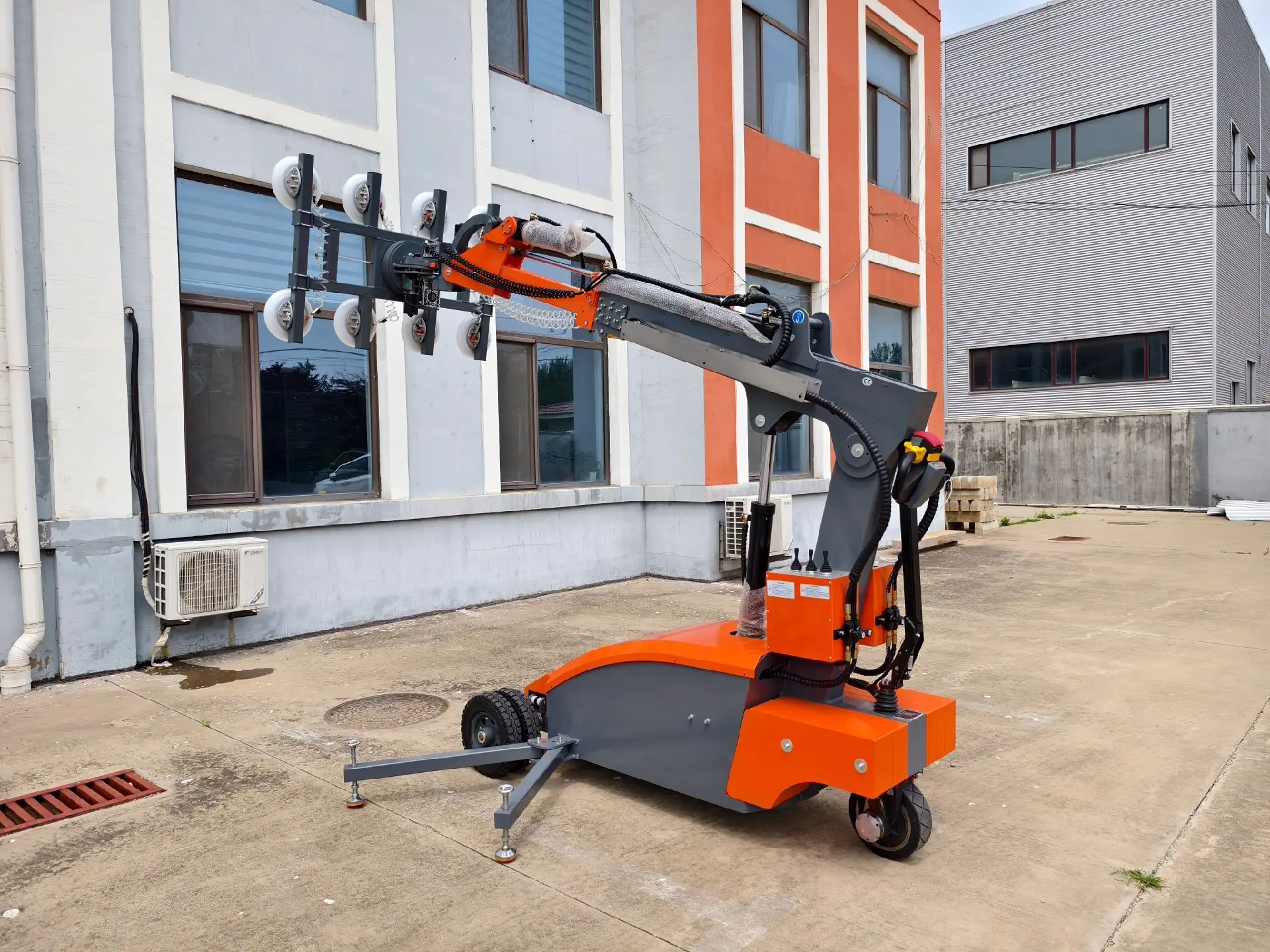 Glass Vacuum Lifter 800 Kg With Rotation Vacuum Glass Lifter Robot JC-LD-800 Heavy Duty Electric Vacuum Lifter For Stone