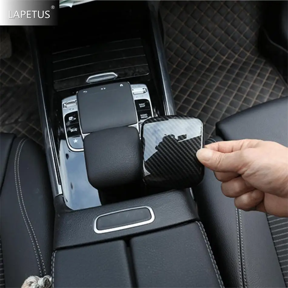 

Carbon Fiber Car Accessories Window Lift / Armrest Box Button / Head Light / Air AC Cover Trim For Benz GLA 220 H247 2021 - 2024