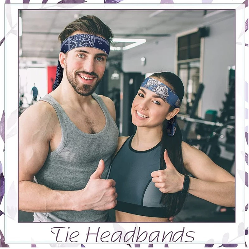 Sport Headbands Men Bike Cycling Running Sweatband Fitness Jogging Tennis Yoga Gym Headscarf Women Head Sweat Hair Band Bandage