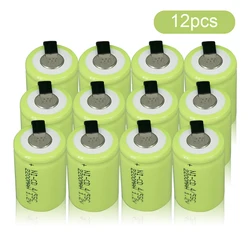 CITYORK 1.2V 4/5 SC Battery 2200mAh Sub C Rechargeable NI-CD Battery for DIY Screwdriver Electric Drill Flashlight SUBC Battries