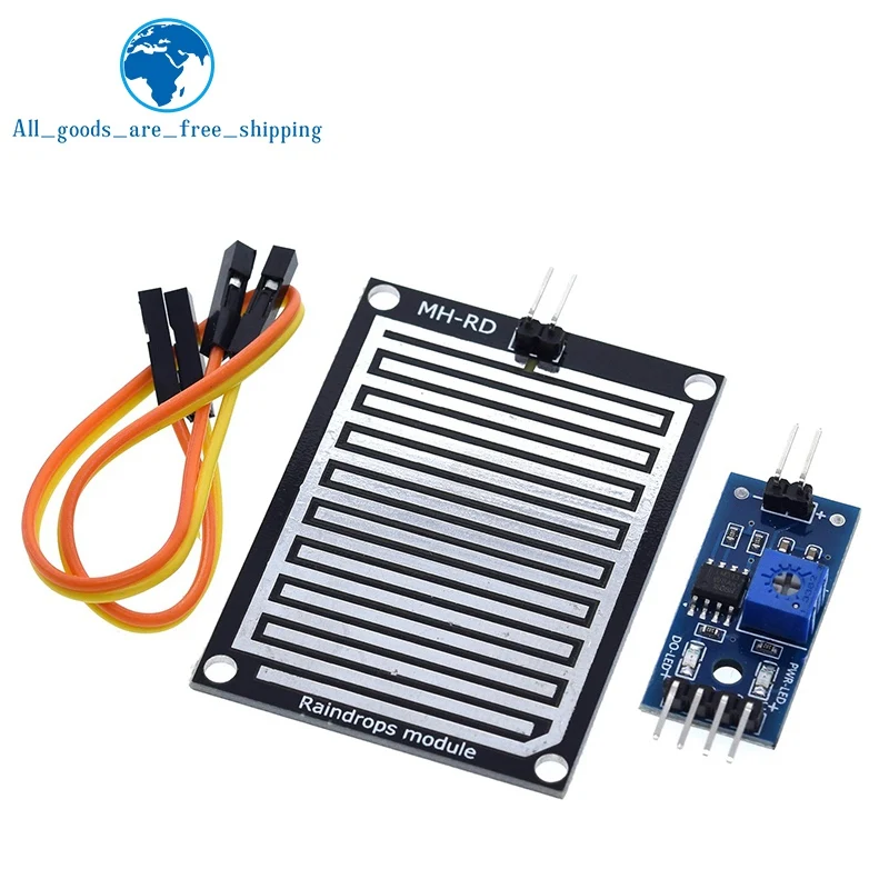  1/3PCS Snow Raindrops Detection Sensor Module Rain Weather Module Humidity For Arduino Relay Control Module Rain Water Sensor image 5