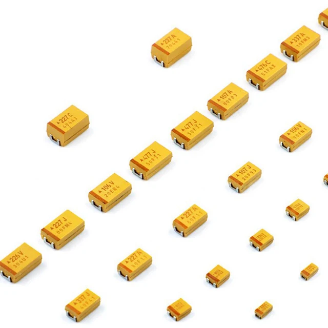 10PCS B SMD Case Kondensator tantalowy 6.3v 10v 16v 25v 35v 50v 476J 107J 227J 476A 107A 475C 106C 226C 336C 476C 107C 475E 106E 22