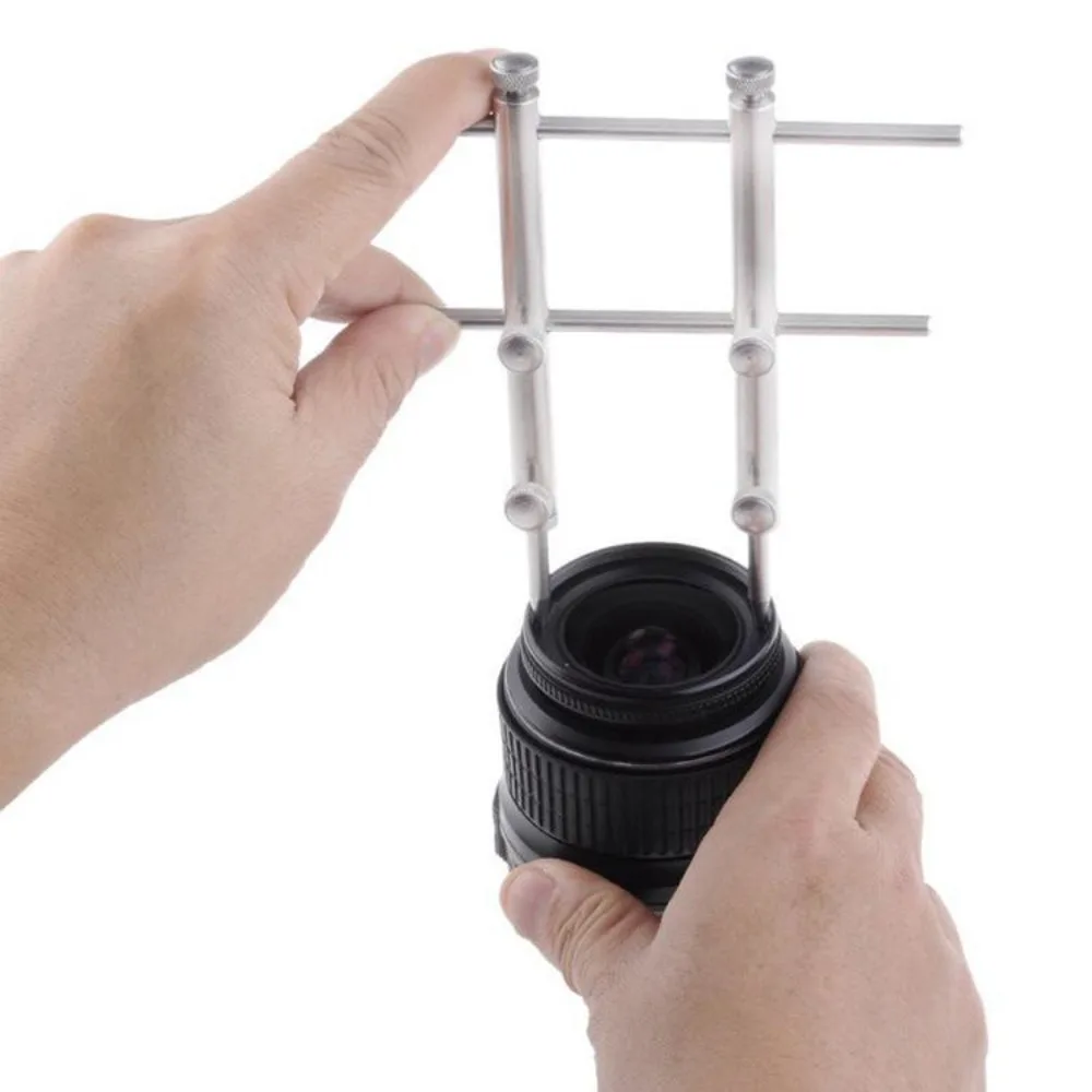Camera Lens Openning Repairing Tool Kit 10-100mm Lens Repair Set with 3 Tips 6 Screws 2 Hexagon Wrench for DSLR Camera image 2