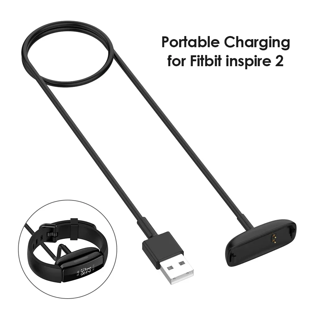 

Charging Cable for Fitbit Inspire 2 ace 3 Smart Watch Bracelet USB Power Charger Cord Wireless Charging Cable