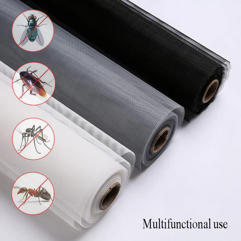 Groot Formaat Insectenscherm Raamgaas Anti Klamboe Aanpasbaar Polyester Scherm Diy Custom Mesh Muggenmateriaal