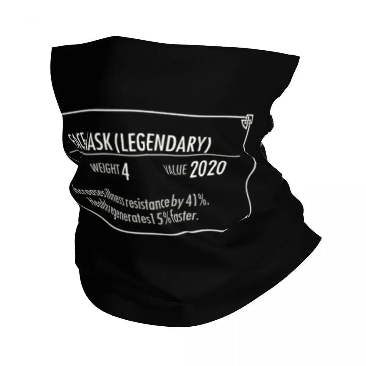 Smu Legendary Face Mask Bandana Neck Gaiter Windproof Face Scarf Cover Men Women Skyrim Gamer Gift Headband Tube Balaclava