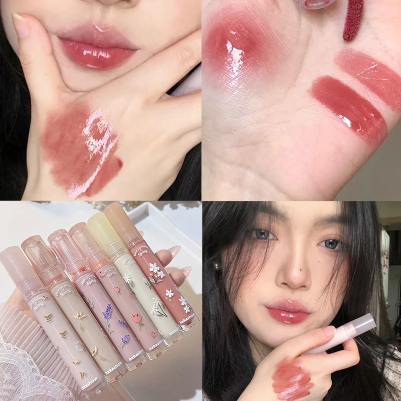 Hydraterende Lipgloss Hoogglans Waterdichte Sexy Rode Lip Tint Langdurige Non-stick Cup Spiegel Water Lip Glazuur make-Up Cosmetische