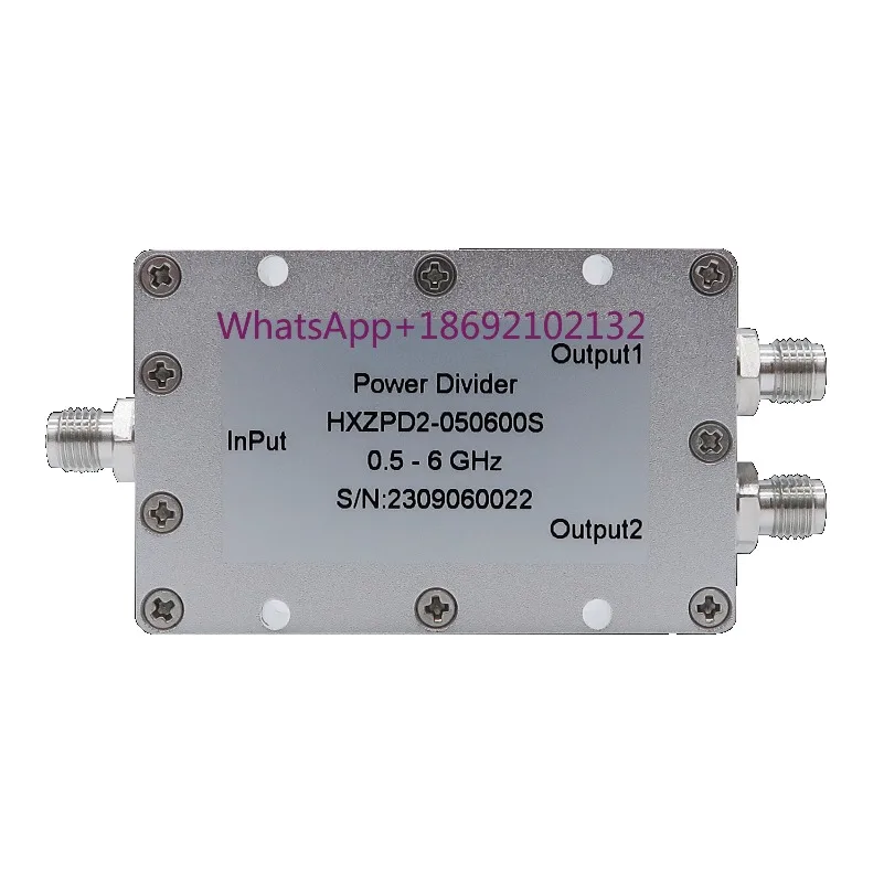 0.5-6GHz Full Frequency RF Microwave One To Two Power Divider Two-way Combiner SMA