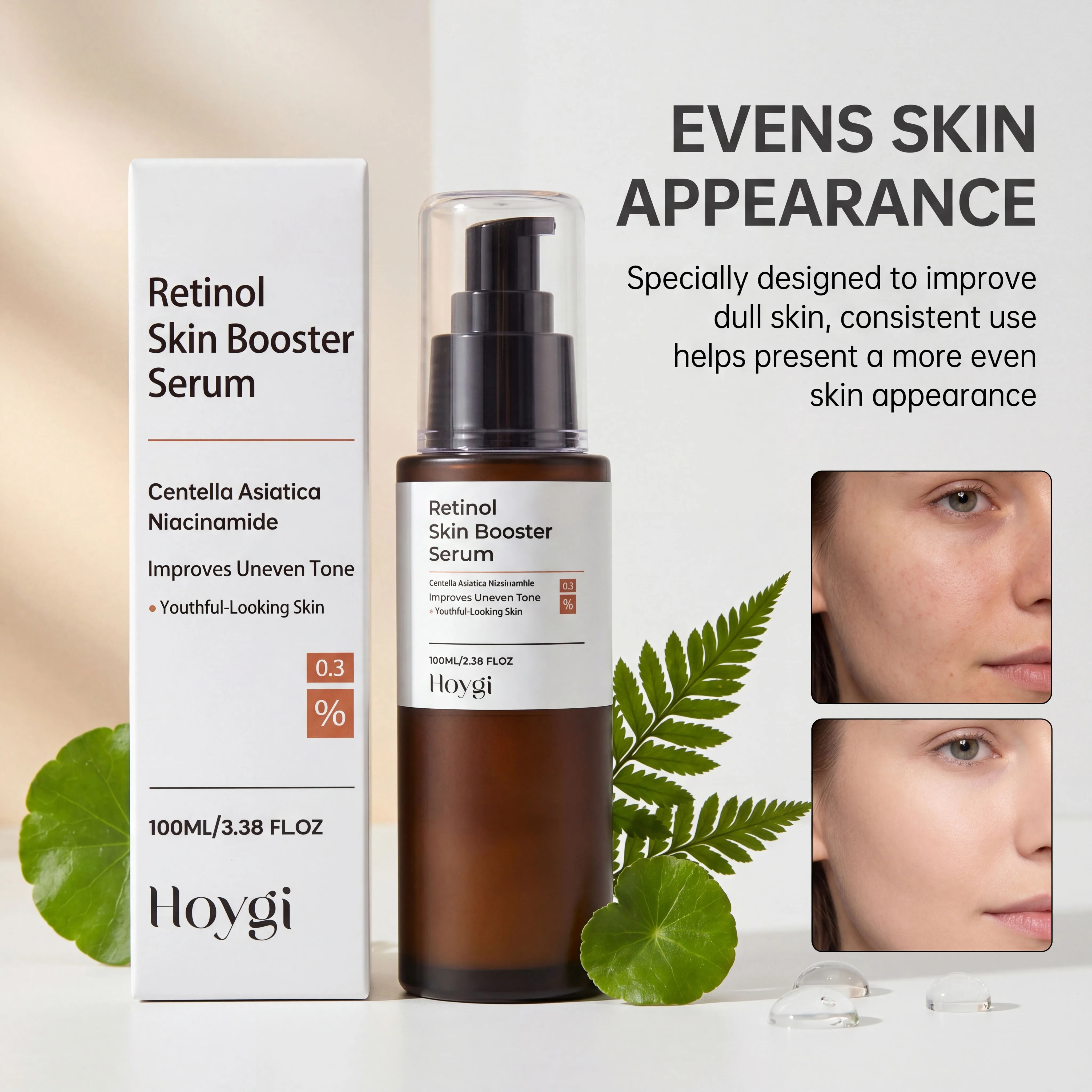 Licorice Root Extract - Evening Roller Serum Nourishing Hydrating Repair