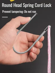 [1 second success] Bendable spring rope threading tool