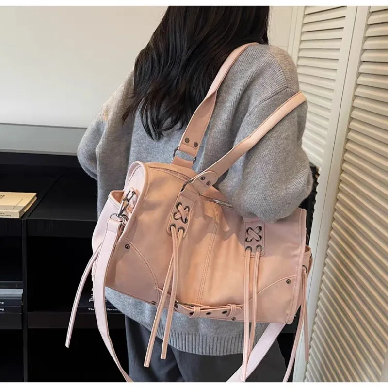 

Модная женская сумка-тоут большой вместимости 2026 года: новая универсальная сумка через плечо, кроссбоди, стильная сумка для повседневного использования