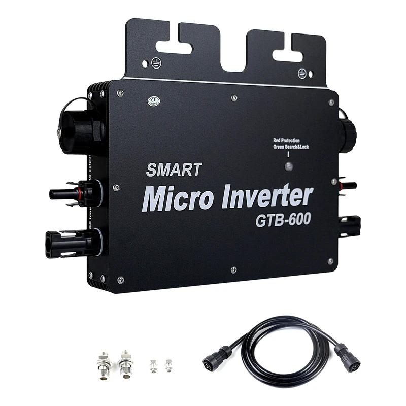 600/Năng Lượng Mặt Trời 400W Micro Inverter Thông Minh WIFI Quang Điện Lưới Kết Nối Nguyên Chất Sóng Sin Micro Biến Tần Năng Lượng Mặt Trời hệ Thống 220V