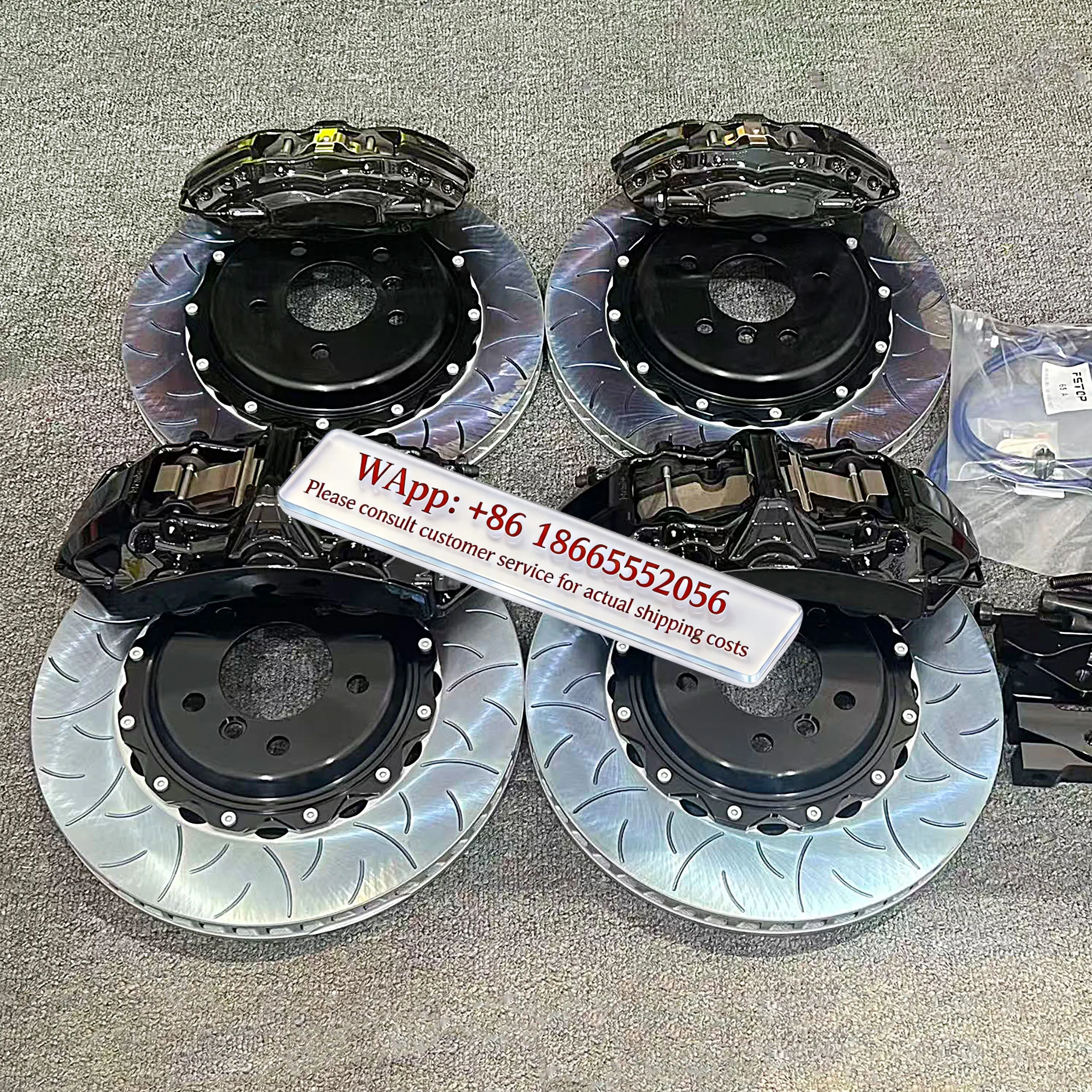 17 18 19 Inch Front Rear 2PC Brake Part Disc Brakes Rotor Big Brake Kit for 2018 Por sche Cayman 718